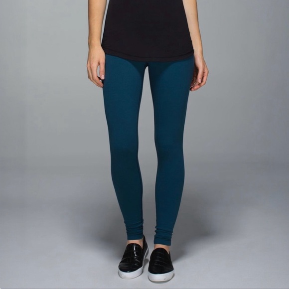 Lululemon Wunder Under Pant *Full-On Luon (Roll Down)•Alberta Lake - Picture 13 of 14